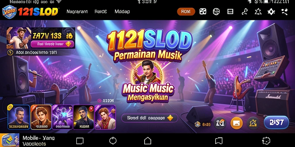 Tampilan menarik gameplay 1121SLOT yang seru dan colorful.