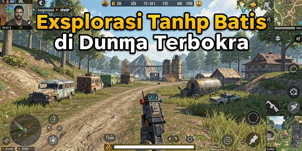 Screenshot gameplay menampilkan eksplorasi dunia terbuka yang indah.
