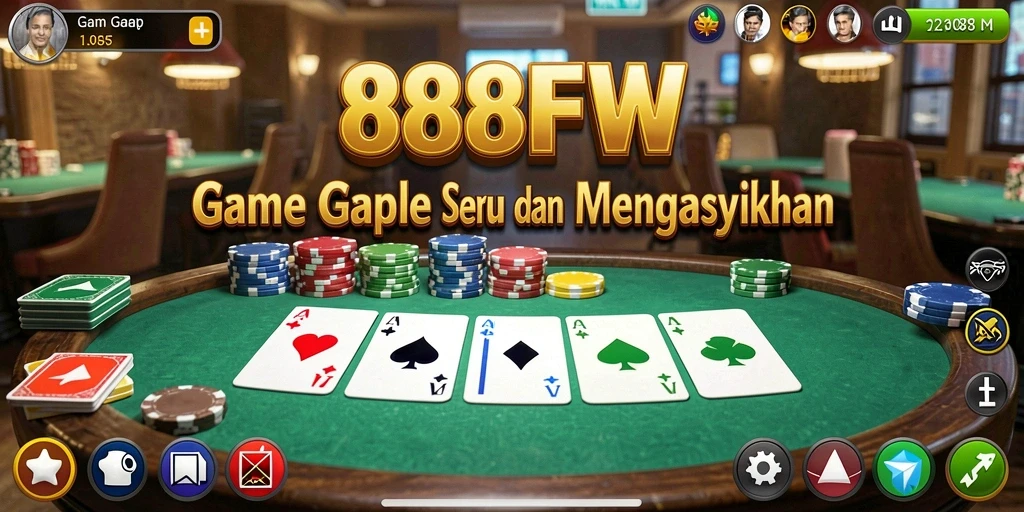 Tampilan gameplay dari 888FW yang menegangkan dan seru.