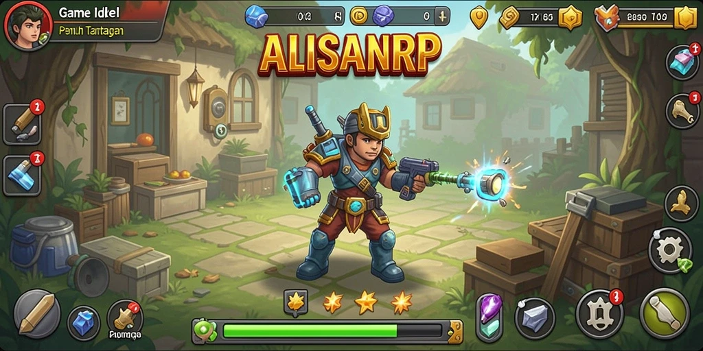 Tampilan gameplay menarik dari ALISANRP yang penuh strategi.