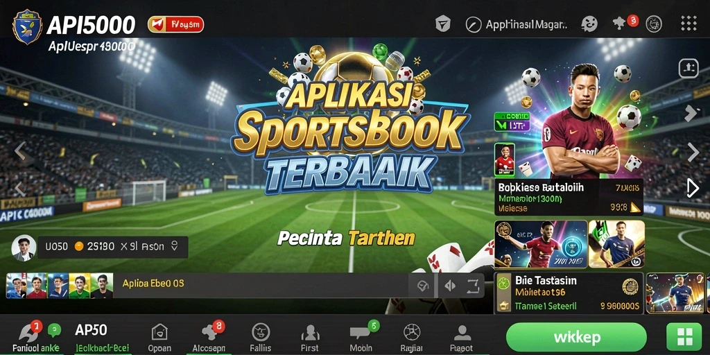 Tampilan menarik dari gameplay Sportsbook API5000.
