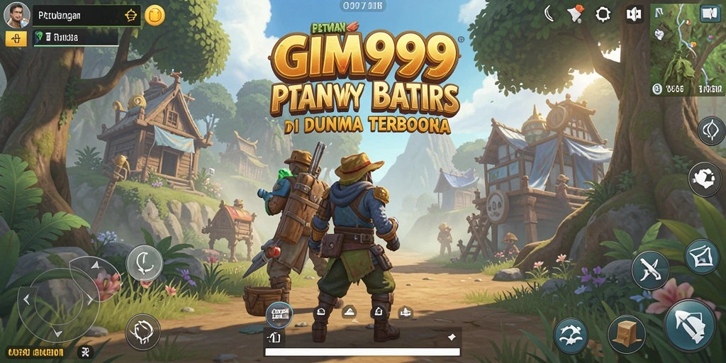 Screenshot GIM999 menunjukkan aksi seru dalam dunia terbuka yang menakjubkan.