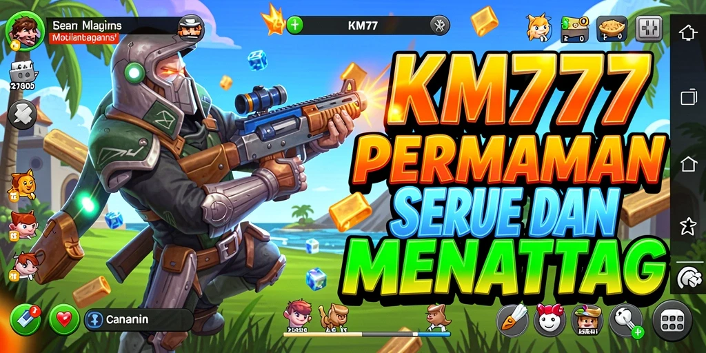 Screenshot gameplay KM777 menampilkan berbagai puzzle yang menantang dan menarik.