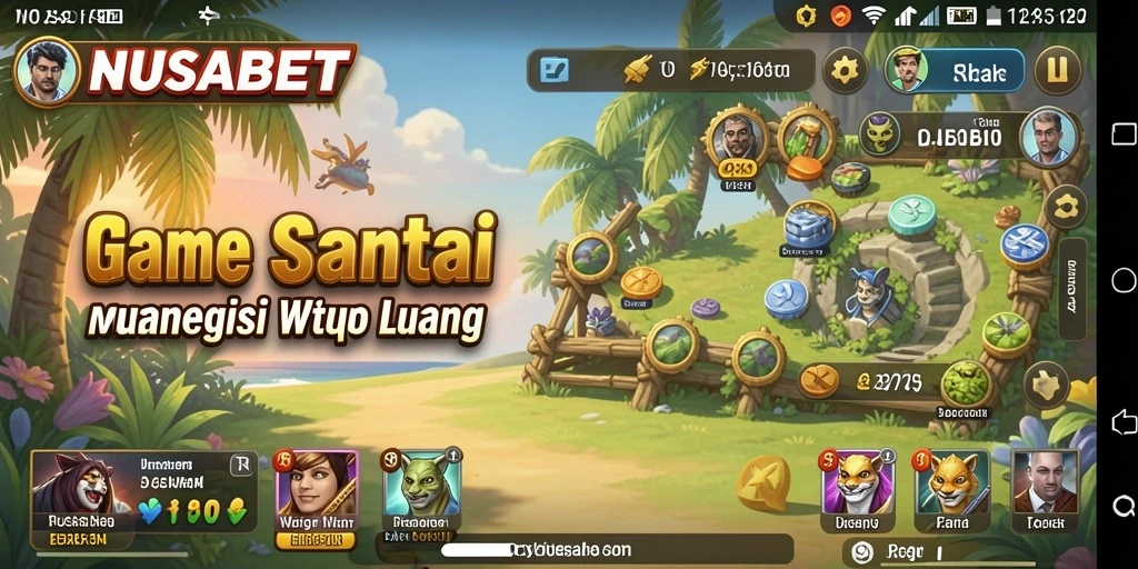 Tampilan screenshot utama NUSABET yang menampilkan gameplay seru dan menyenangkan.