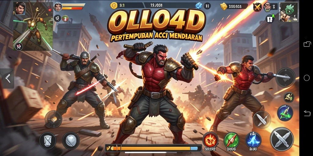 Tampilan gameplay OLLO4D yang seru dan menegangkan.