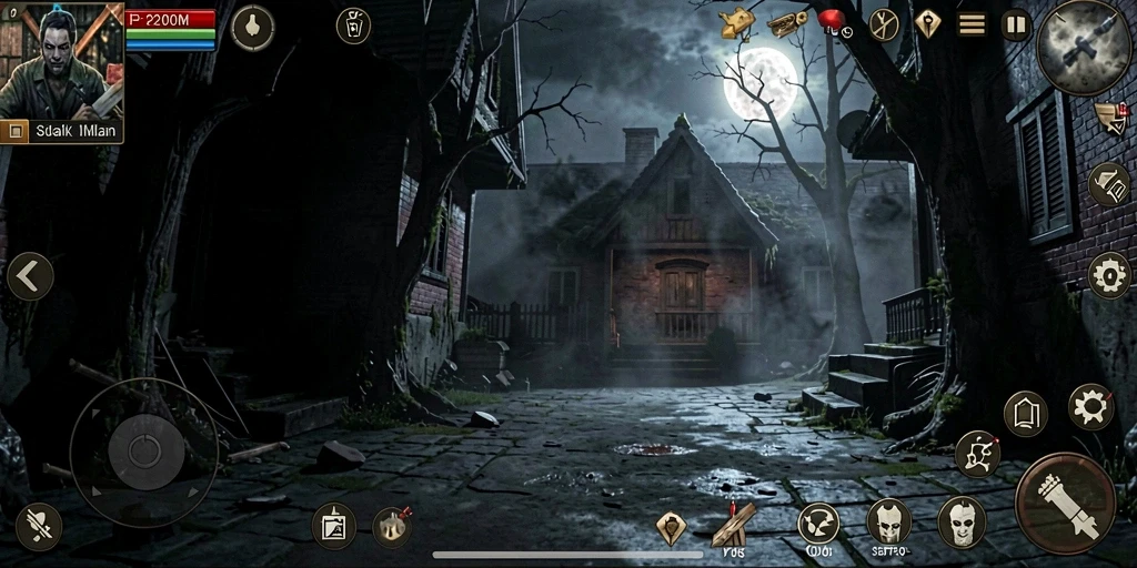 Gameplay menegangkan dengan suasana horror yang mencekam di P200M.