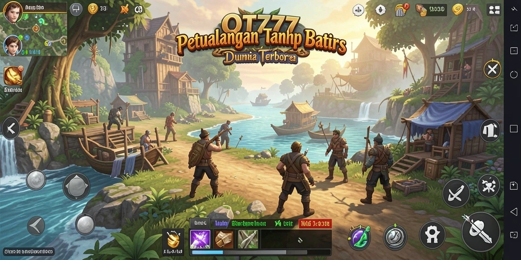 Tangkapan layar menunjukkan aksi eksplorasi menakjubkan dalam QT777.