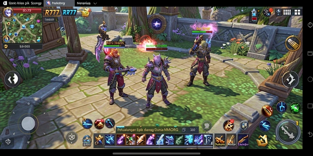 Tampilan gameplay seru dalam dunia fantasi <strong>RR777</strong> yang menawan.