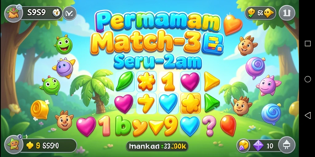 Gameplay S9S9 yang menakjubkan dengan efek visual cerah.